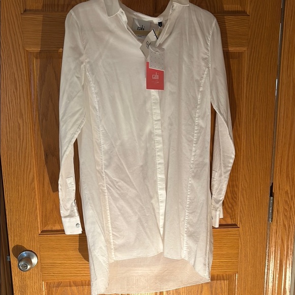 NWT CAbi Vacation ShirtWhite Blouse Medium - Picture 4 of 8